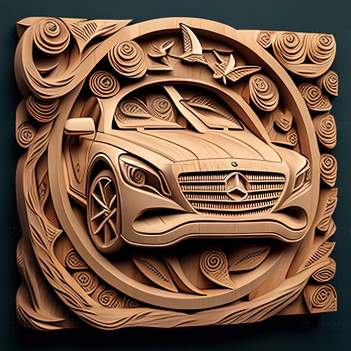 3D модель Mercedes Benz W222 (STL)